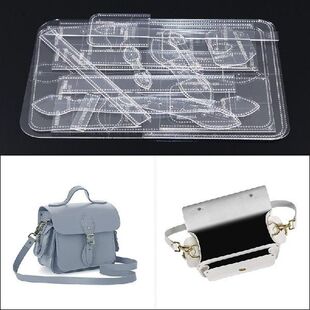 1Set Ms. Cambridge Shipping Bag Crossbody Bag ToteAcrylic