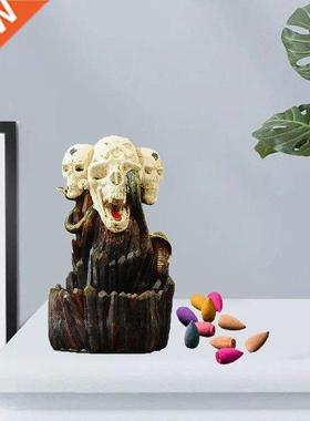 Halloween Ghost Shaped Censer Backflow Incense Holder