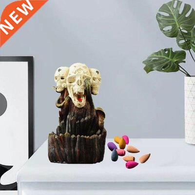 Halloween Ghost Shaped Censer Backflow Incense Holder