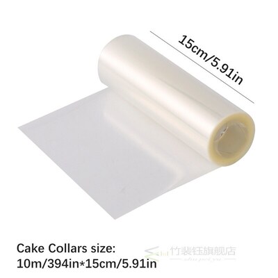 1 Roll Cake Film Transparent Cake Collar Kitchen Acetate Cak