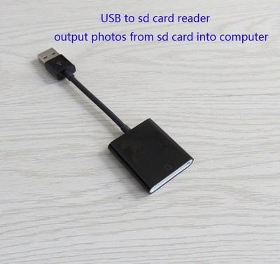 USB 2.0 to SD Card reader Camera Reader for Computer output