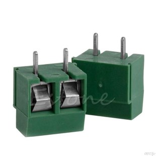 PCB 300V Connector Gre Terminal 2pcs Screw Male 10A Block