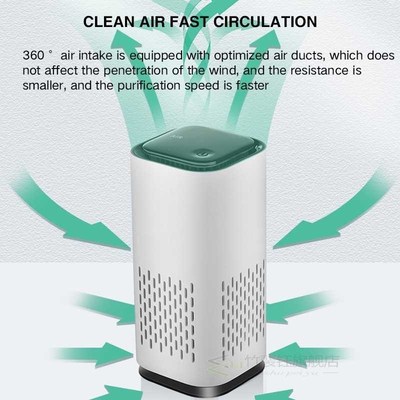 Air Purifier For Home Car Air Ionizer UV Purificateur Air Cl