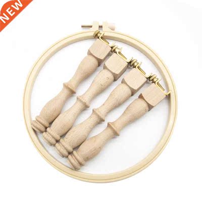 Adjustable Portable Wooden Embroidery Hoop Stand Set Stand N