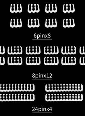 24pcs Cable Comb Organizer For 3.0-3.6mm PC Power Cables Wir