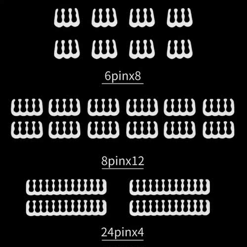 24pcs Cable Comb Organizer For 3.0-3.6mm PC Power Cables Wir