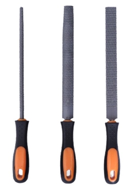 3 Pieces High Carbon Steel Metal File for Woodworking &