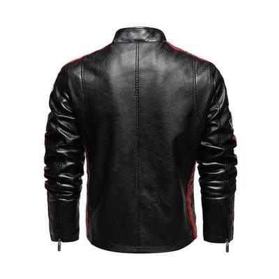 Mens Vintge Motorcycle Jcket 2021 Men Fshion New Biker Le