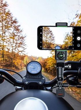 Universal Motorcycle Bike Handlebar Rearview Mirror Support