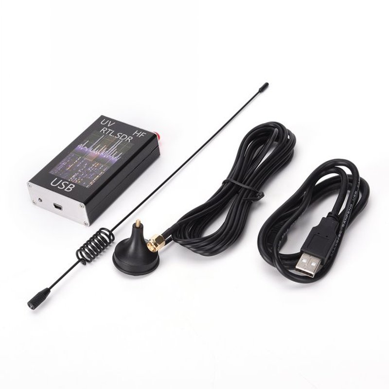 Ham Radio Receiver 100KHz-1.7GHz Full Band UV HF RTL-SDR USB