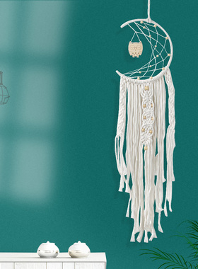 Owl Handmade Dream Catcher Wall Pendant Home Hanging Craft