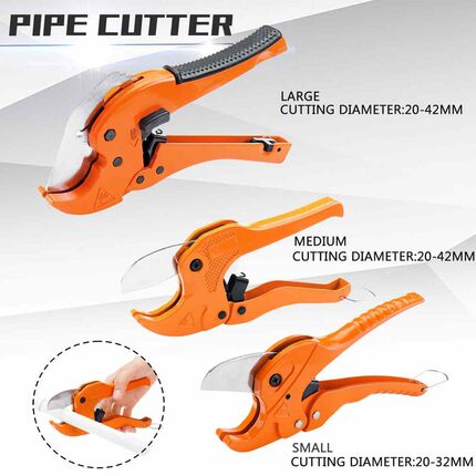 1Pcs PVC/PPR Pipe Cutter Ratchet Scissors Tube Cutter 20/32/