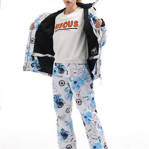 New Female Waterproof Windproof Womens Ski Suit Jacket and