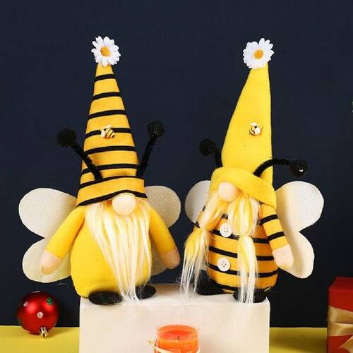 Spring Easter Bumble Bee Gnome Tomte Nisse Swedish Elf Home