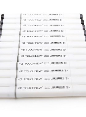 Touchnew 10/20/24/30Colors Grayscale Marker Skin Tone Dual H