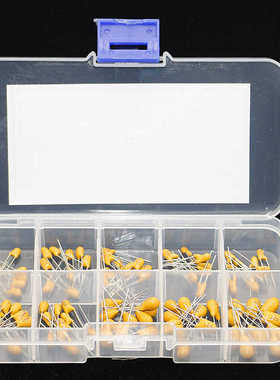 100Pcs 10Value 16V Tantalum Capacitor Assorted Kit Box Assor