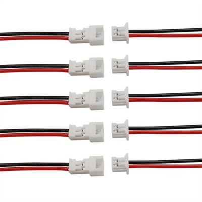 50/100Pairs JST 1.25mm 2 Pin Male Female Plug Socket Connect
