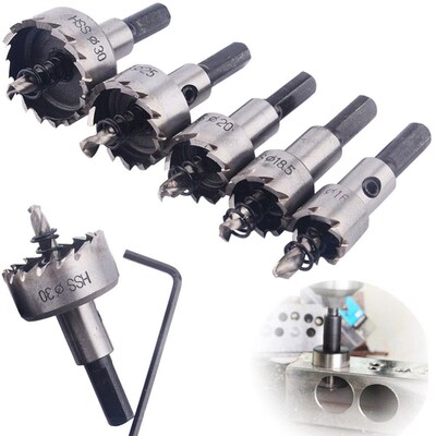 2020 High Quality 12-50mm HSS Drill Bit Hole Saw Set Stainle