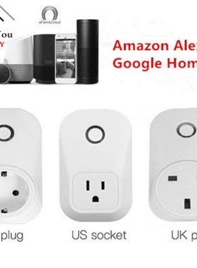 WIFI Smart Socket EU/UK/US Plug 110- 240V 16A Remote Control