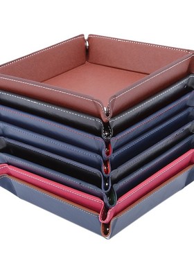 Wallet Trinket Folding Tray Coin Valet Desktop-Storage Colla