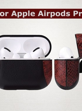 Luxury Leather Case For Apple Air pods Pro Shockproof Case