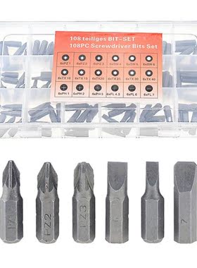 108pcs/set 1inch CR-V Drill  Bits Set T10 T15 T20 T25 T30 T4