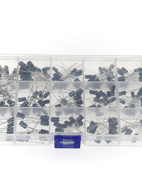 200pcs 0.1-220uF 15 Value Electrolytic Capacitor Assortment