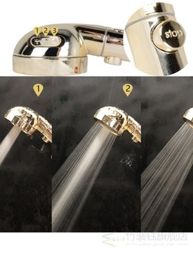 3 In 1 High Pressure Showerhead Home Bathroom Shower Multi