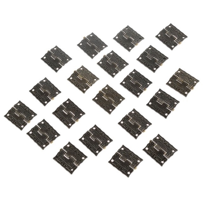 20Pcs 26*23mm Antique Bronze Cabinet Hinges Furniture Access