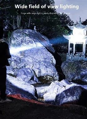 LED COB Flashlight Multifunctional with Handle Handheld