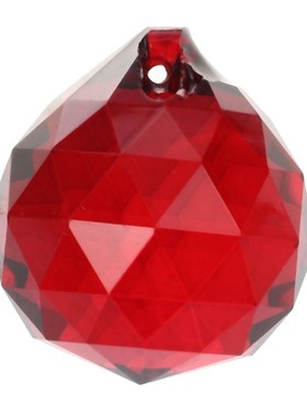 30mm Red Crystal Ball Prisms