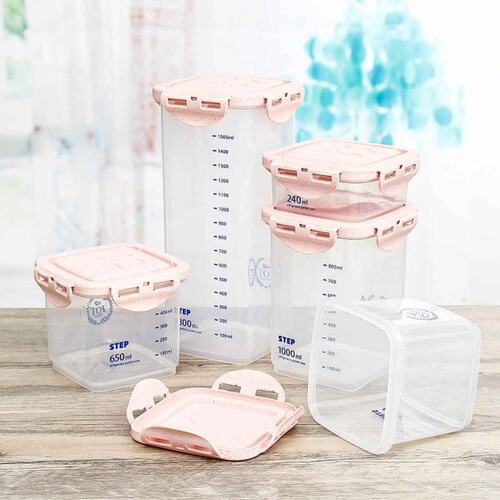 5pcs Food Storage Container Kitchen Organizer Cans for Spice