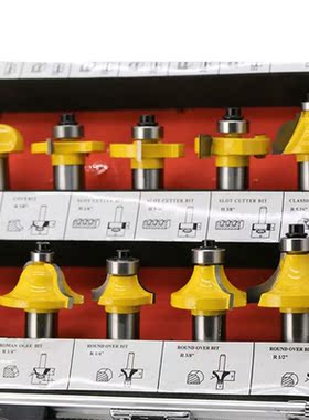 35 pcs/set 1/2 Shank Woodworking Cutter Trimming Forming Mi