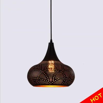 DIY iron art vintage combination chandelier restaurant livin