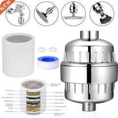 Shower Head Filter Hard Water Softener Cartridge Kit 15 Stag