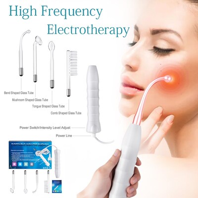 Portable High Frequency Device Violet Ray Facial Machine Acn