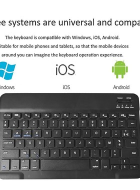 Wireless Keyboard,French Language / English Dual Language Bl