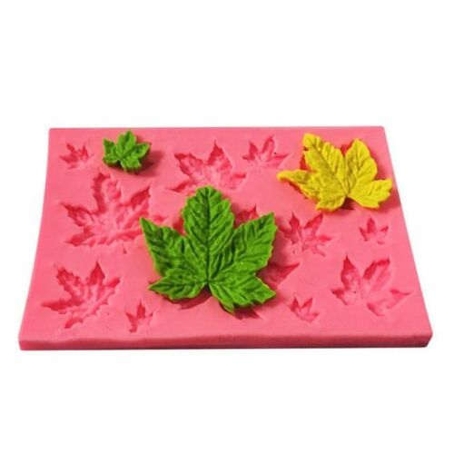 DIY Maple Leaf Silicone Cupcake Baking Mold Christmas Fondan