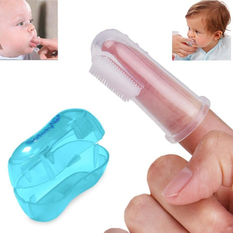 Baby Teether Baby Products Baby Finger set Toothbrush Oral C