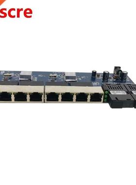 Reverse POE 2G8 RJ45 Gigabit Ethernet Switch Fiber Port SC C