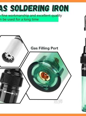 1300 Celsius Butane 4 In 1 Portable Soldering Iron Kit Weldi