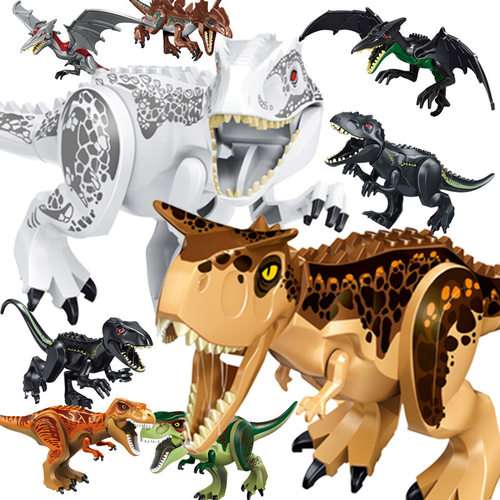 Jurassic Dinosaur World Brutal Raptor T-Rex Tricera Indominu