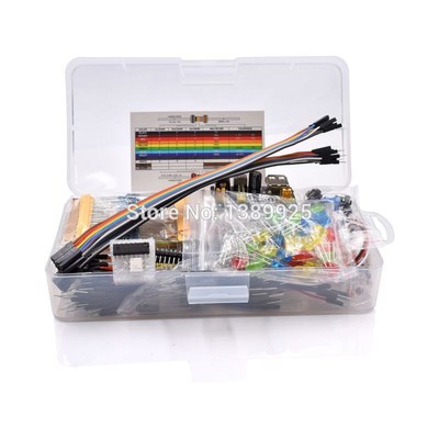 Electronics Component Basic Starter Kit with 830 tie-points