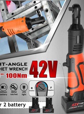 42V 100Nm Cordless Electric Wrench 3/8'' Ratchet Wre