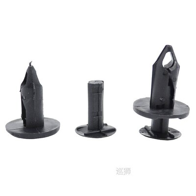 100Pcs Auto Bumper Fastener 8mm Hole Rivet Retainer Push Pin