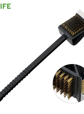 Long Handle BBQ Cleaning Brush Barbecue Grill Oven Cleaning