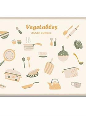 Quality Kitchen Water Absorbent Pad Drying Dishes Drain Mat