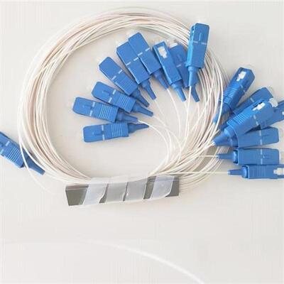 10 PCS/Lot 1X8 1X16 PLC SC/APC SM 0.9mm G657A1 PVC 1m FTTH F