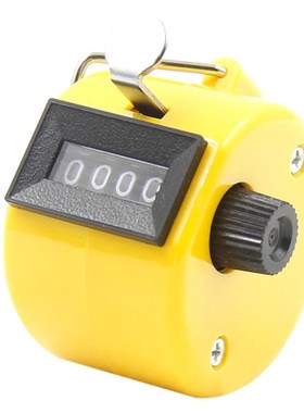 Handheld 4 Digital Tally Counter Mechanical Manual Palm Clic
