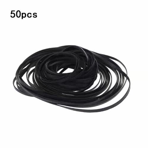 50PCS 40-135MM Universal Mix Cassette Tape Machine Belts Ass